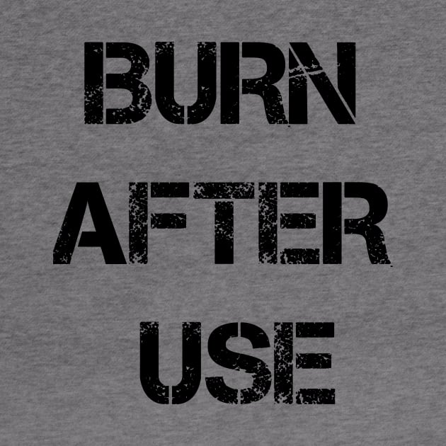 Burn After Use by Bigandsmall